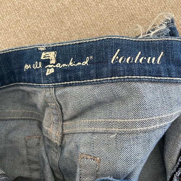 7FAM Distressed Bootcut - Picture 7 of 8